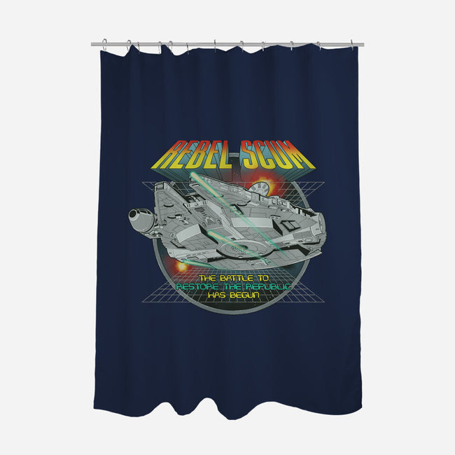 Arcade Rebel-None-Polyester-Shower Curtain-retrodivision