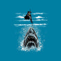 Shark Repellent-Womens-Fitted-Tee-zascanauta