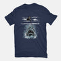 Shark Repellent-Womens-Fitted-Tee-zascanauta