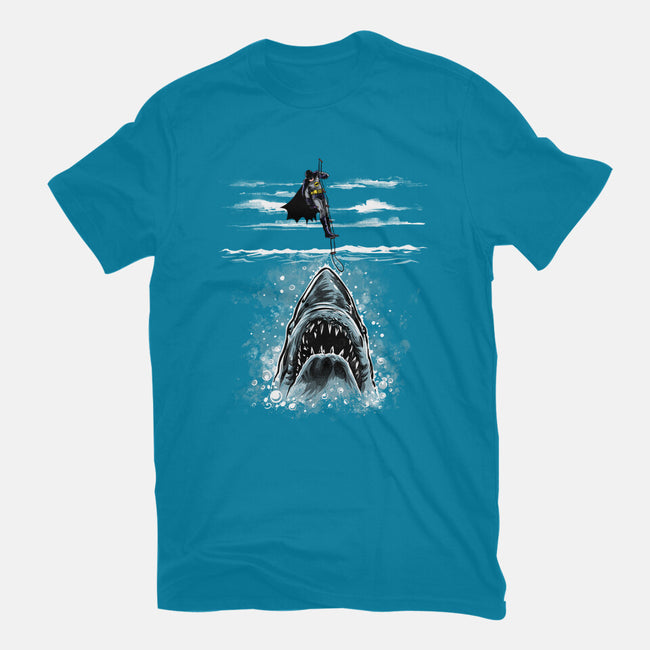 Shark Repellent-Womens-Fitted-Tee-zascanauta