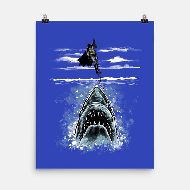 Shark Repellent-None-Matte-Poster-zascanauta