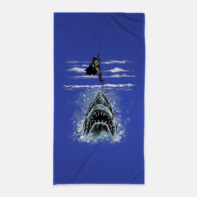 Shark Repellent-None-Beach-Towel-zascanauta