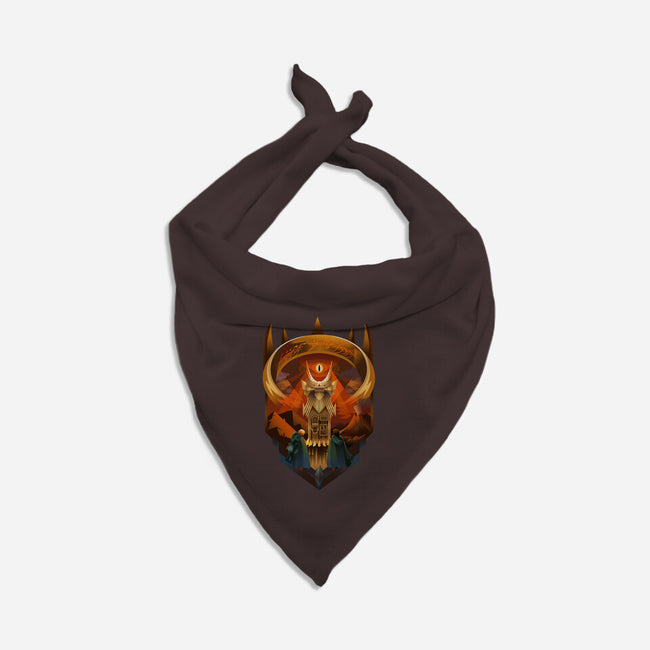 Art Deco Dark Tower-Cat-Bandana-Pet Collar-daobiwan