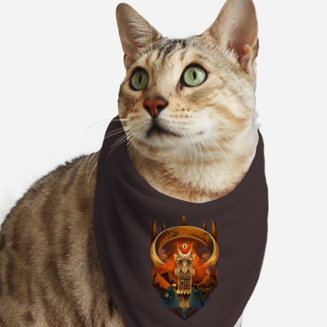 Art Deco Dark Tower-Cat-Bandana-Pet Collar-daobiwan