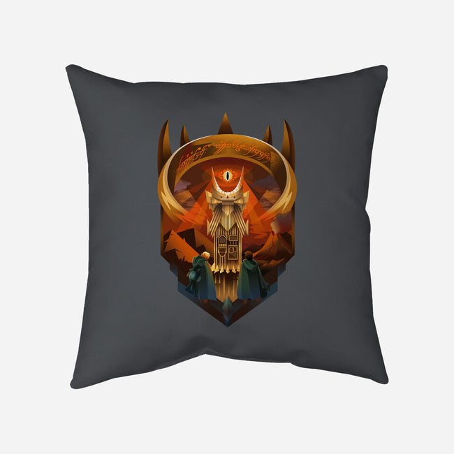 Art Deco Dark Tower-None-Non-Removable Cover w Insert-Throw Pillow-daobiwan