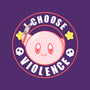 Kirby's Violence-None-Glossy-Sticker-Tri haryadi