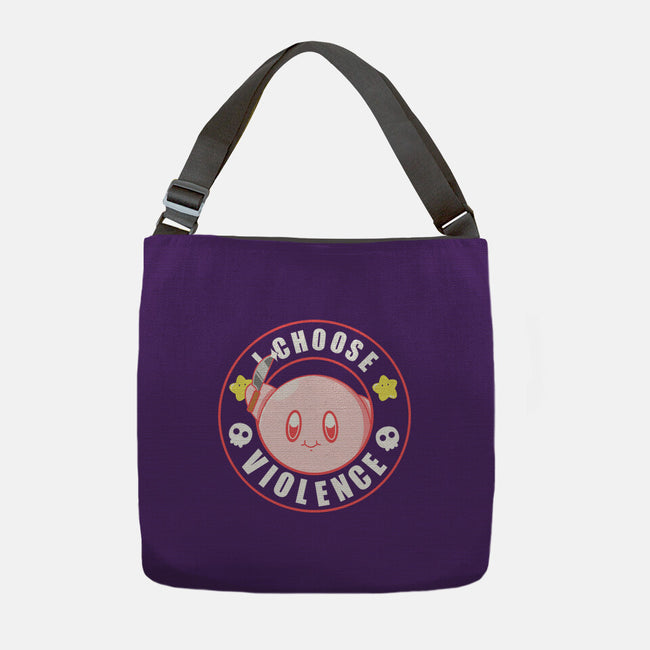 Kirby's Violence-None-Adjustable Tote-Bag-Tri haryadi