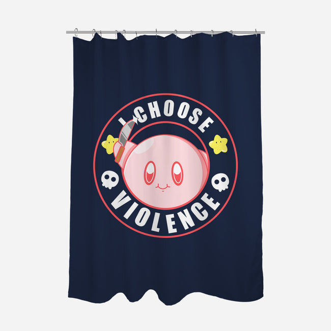 Kirby's Violence-None-Polyester-Shower Curtain-Tri haryadi