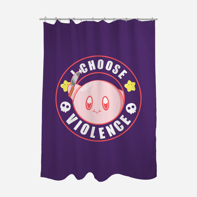 Kirby's Violence-None-Polyester-Shower Curtain-Tri haryadi