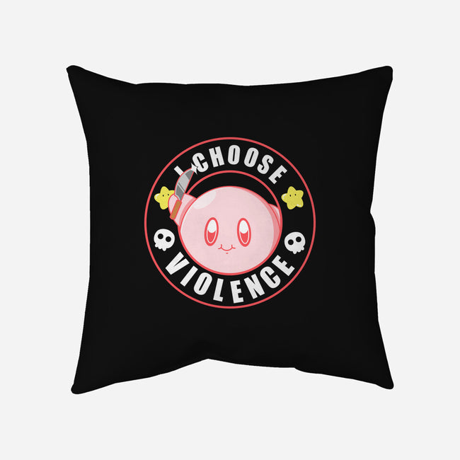 Kirby's Violence-None-Non-Removable Cover w Insert-Throw Pillow-Tri haryadi