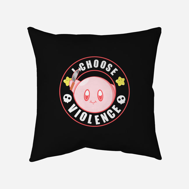 Kirby's Violence-None-Removable Cover-Throw Pillow-Tri haryadi