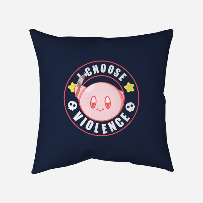 Kirby's Violence-None-Removable Cover-Throw Pillow-Tri haryadi