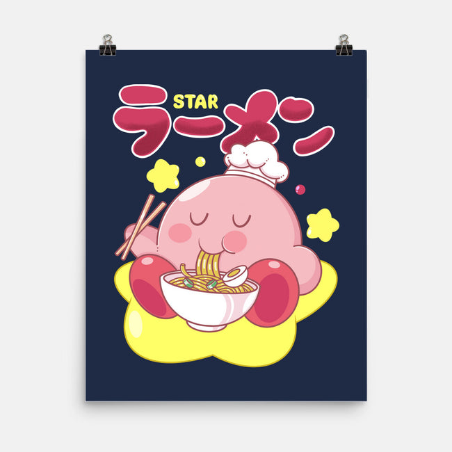 Kirby Star Ramen-None-Matte-Poster-Tri haryadi