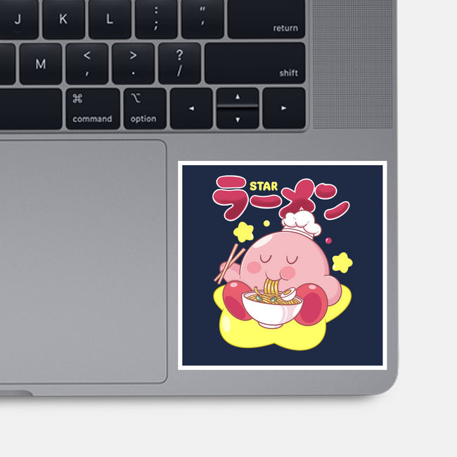 Kirby Star Ramen-None-Glossy-Sticker-Tri haryadi
