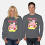 Kirby Star Ramen-Unisex-Crew Neck-Sweatshirt-Tri haryadi