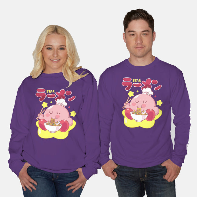 Kirby Star Ramen-Unisex-Crew Neck-Sweatshirt-Tri haryadi