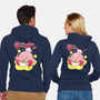 Kirby Star Ramen-Unisex-Zip-Up-Sweatshirt-Tri haryadi