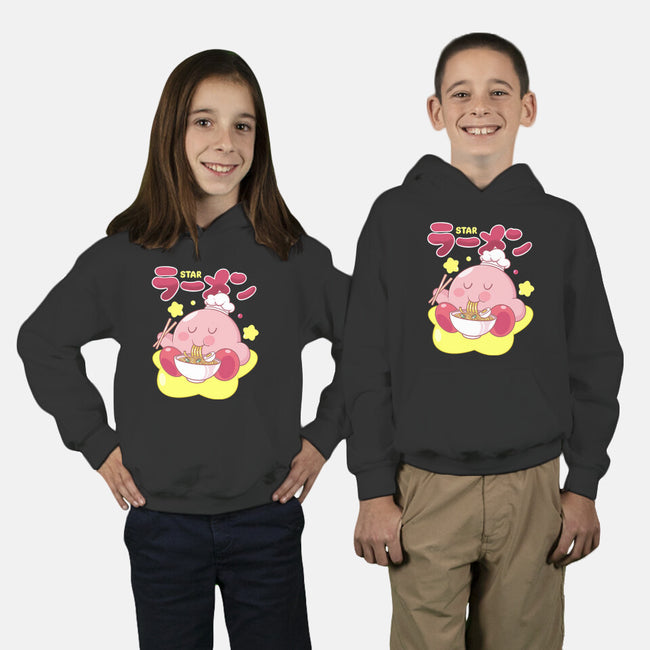 Kirby Star Ramen-Youth-Pullover-Sweatshirt-Tri haryadi