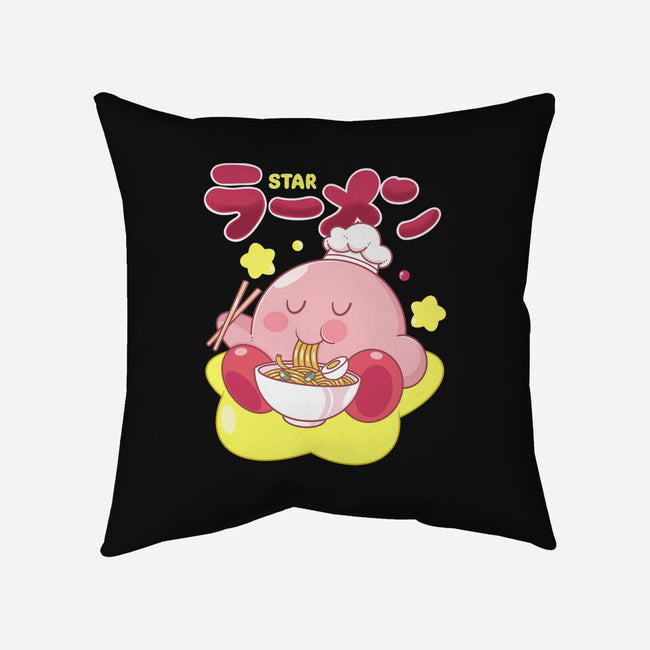 Kirby Star Ramen-None-Non-Removable Cover w Insert-Throw Pillow-Tri haryadi