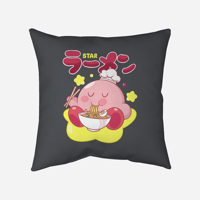 Kirby Star Ramen-None-Non-Removable Cover w Insert-Throw Pillow-Tri haryadi