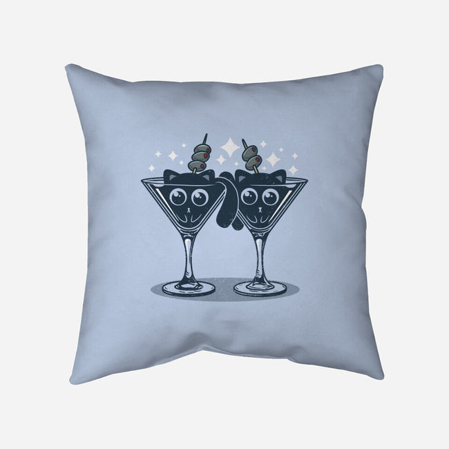 Meowtini-None-Removable Cover w Insert-Throw Pillow-erion_designs