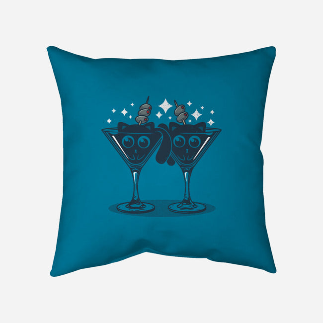 Meowtini-None-Removable Cover-Throw Pillow-erion_designs