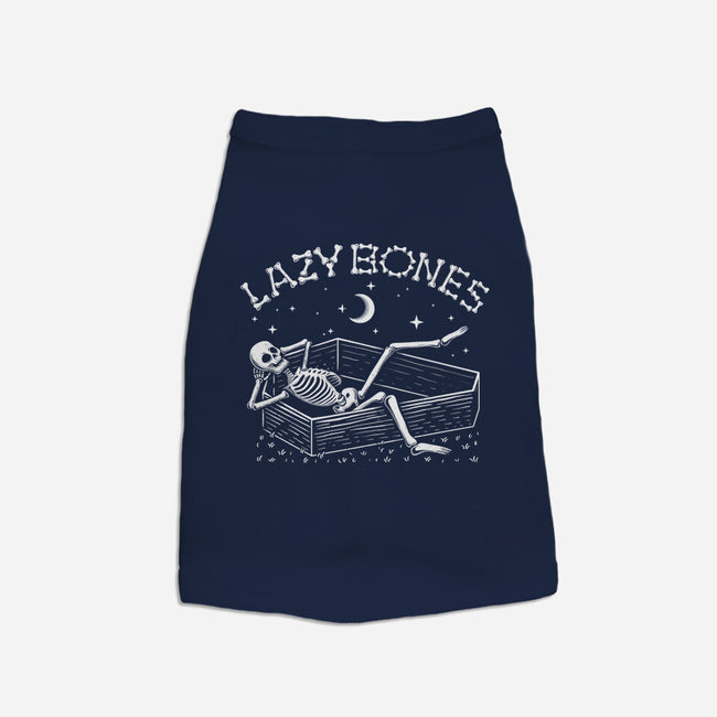 Some Lazy Bones-Dog-Basic-Pet Tank-erion_designs