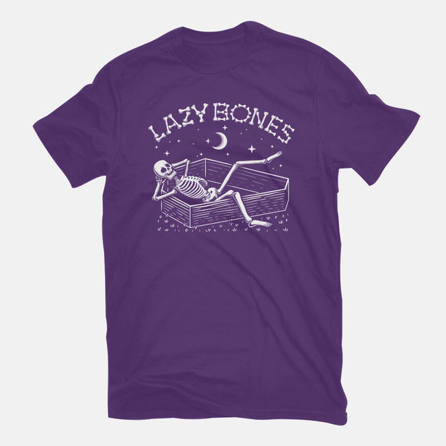 Some Lazy Bones-Womens-Fitted-Tee-erion_designs