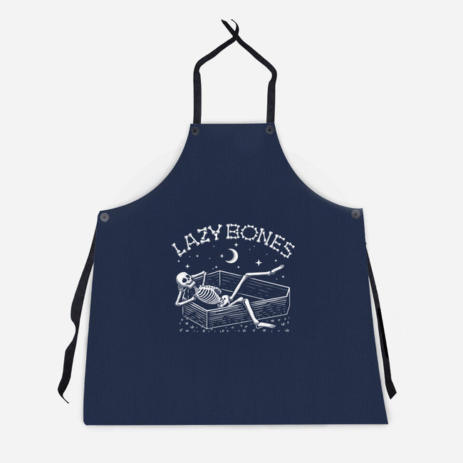 Some Lazy Bones-Unisex-Kitchen-Apron-erion_designs