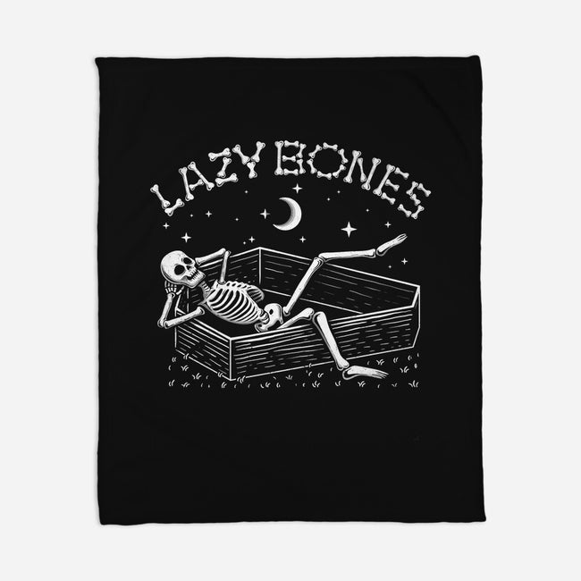 Some Lazy Bones-None-Fleece-Blanket-erion_designs