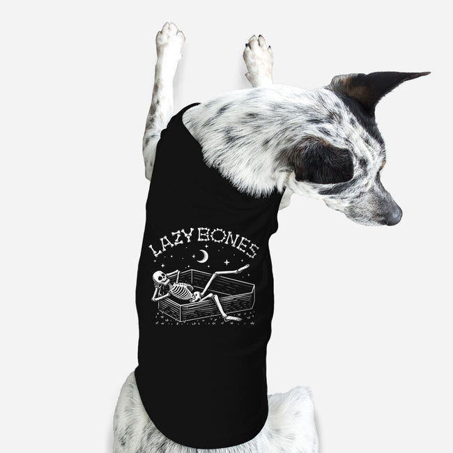 Some Lazy Bones-Dog-Basic-Pet Tank-erion_designs