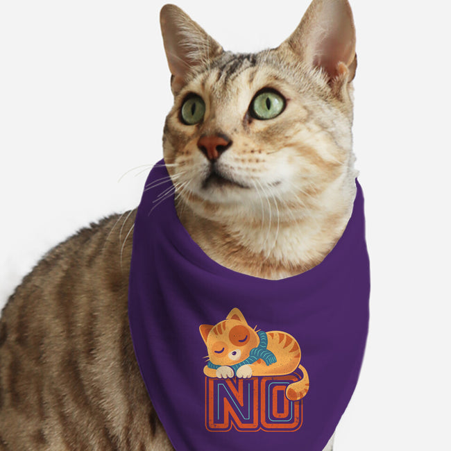 No Means No-Cat-Bandana-Pet Collar-erion_designs