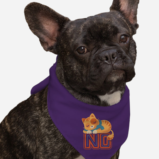 No Means No-Dog-Bandana-Pet Collar-erion_designs