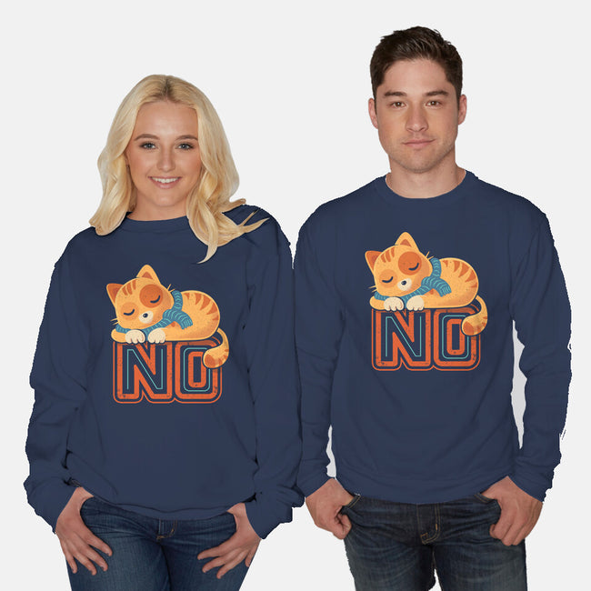 No Means No-Unisex-Crew Neck-Sweatshirt-erion_designs