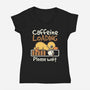 Caffeine Loading-Womens-V-Neck-Tee-NemiMakeit