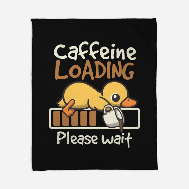 Caffeine Loading-None-Fleece-Blanket-NemiMakeit