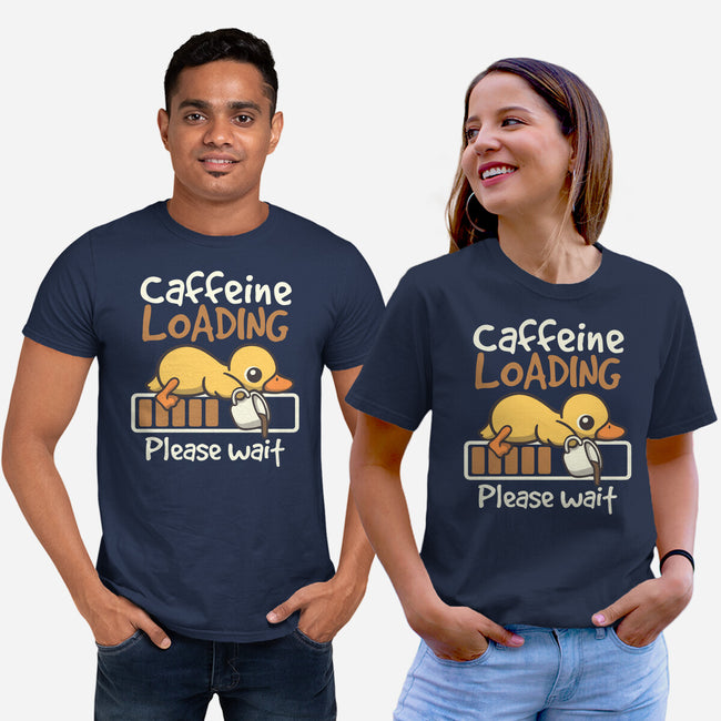 Caffeine Loading-Unisex-Basic-Tee-NemiMakeit