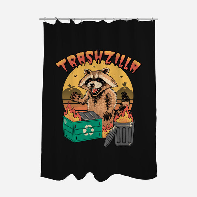 Trashzilla-None-Polyester-Shower Curtain-vp021