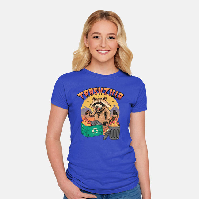 Trashzilla-Womens-Fitted-Tee-vp021