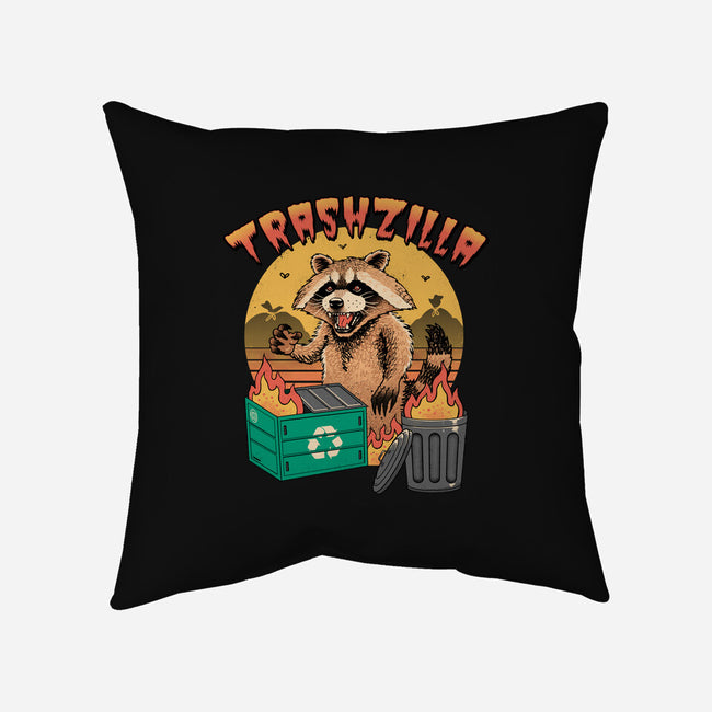 Trashzilla-None-Non-Removable Cover w Insert-Throw Pillow-vp021