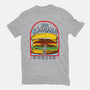 Tasty Burger-Womens-Fitted-Tee-dalethesk8er