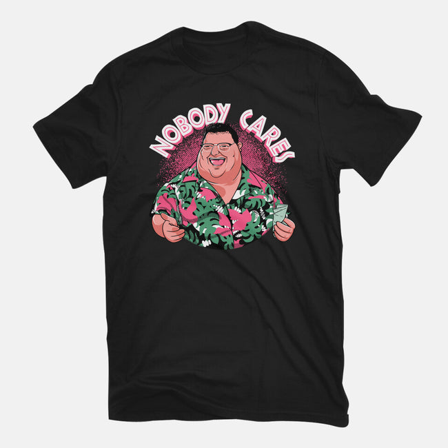 Nobody Cares-Womens-Fitted-Tee-Tronyx79