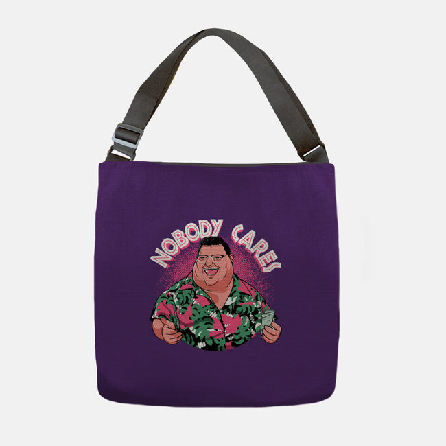 Nobody Cares-None-Adjustable Tote-Bag-Tronyx79