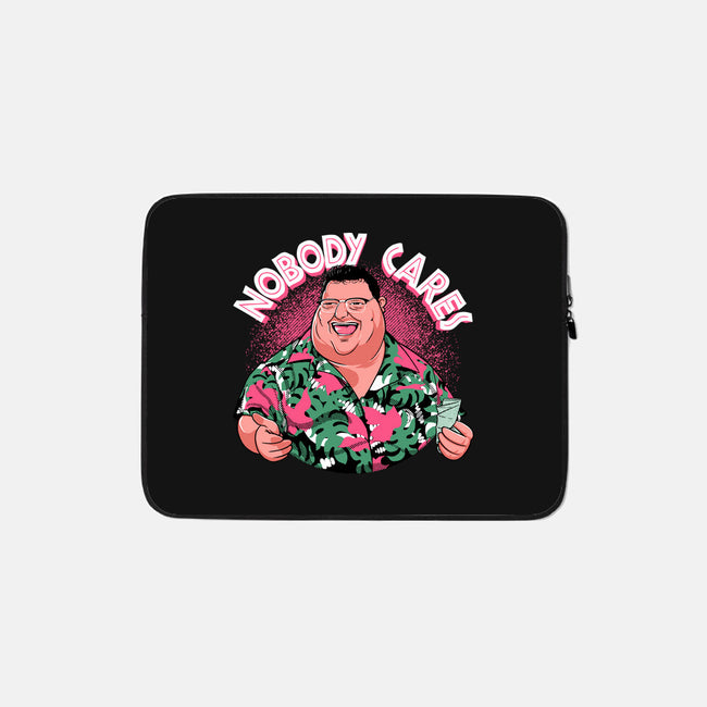 Nobody Cares-None-Zippered-Laptop Sleeve-Tronyx79