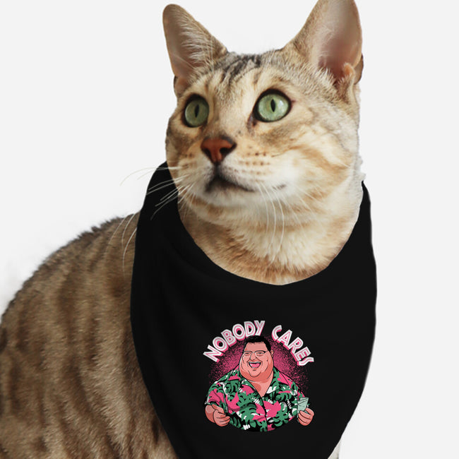 Nobody Cares-Cat-Bandana-Pet Collar-Tronyx79