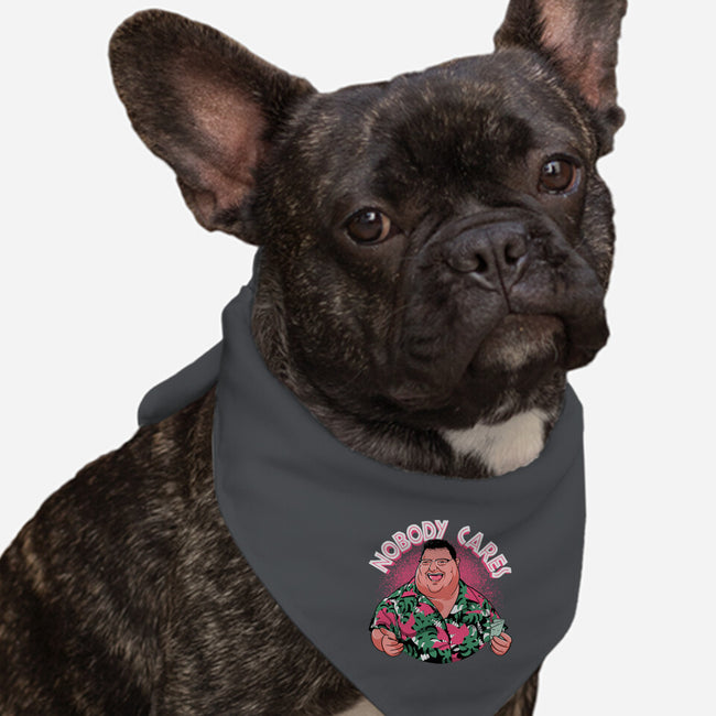 Nobody Cares-Dog-Bandana-Pet Collar-Tronyx79