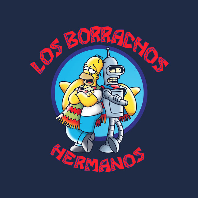 Los Borrachos Hermanos-Womens-Racerback-Tank-Barbadifuoco