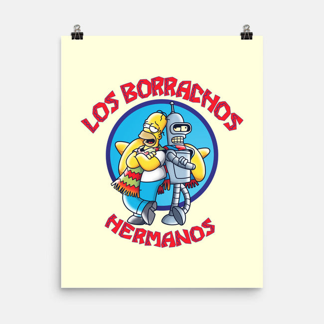 Los Borrachos Hermanos-None-Matte-Poster-Barbadifuoco