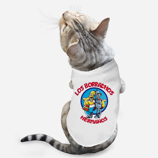 Los Borrachos Hermanos-Cat-Basic-Pet Tank-Barbadifuoco
