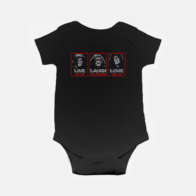 Live Laugh Love The Empire-Baby-Basic-Onesie-dwarmuth